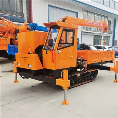 Grua integrada d'elevació de goma de goma per tot terreny